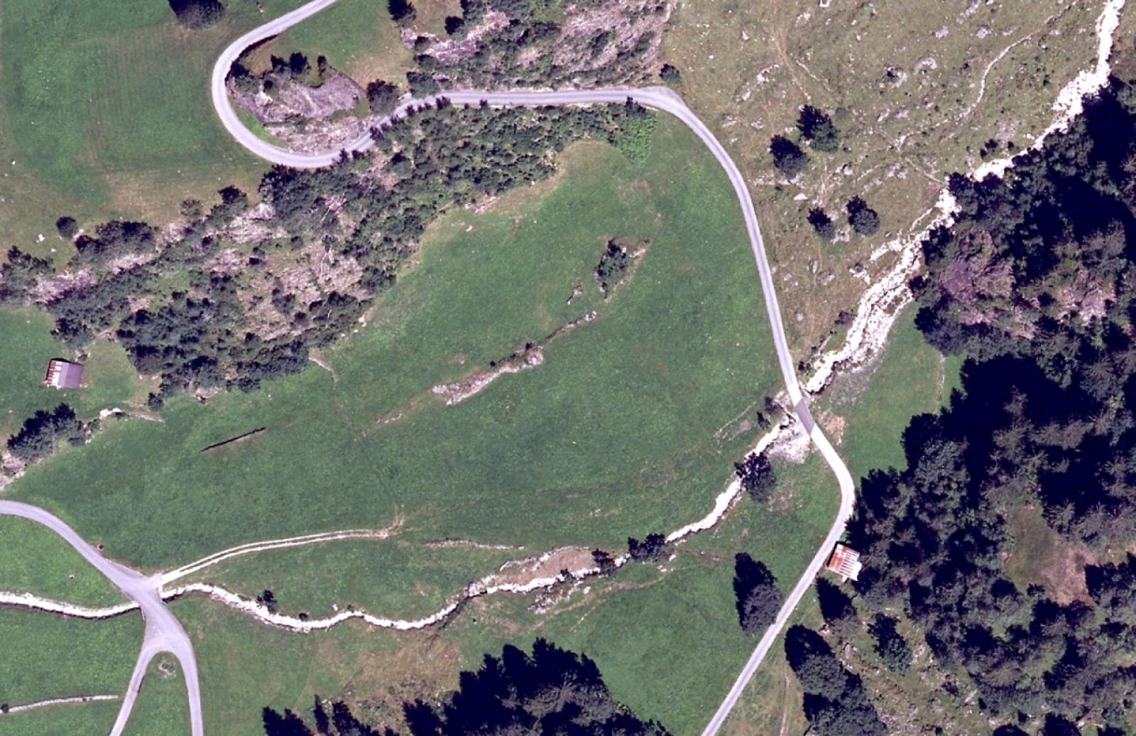 Vue satellite de murgiers dans l'Oberland bernois en 2007