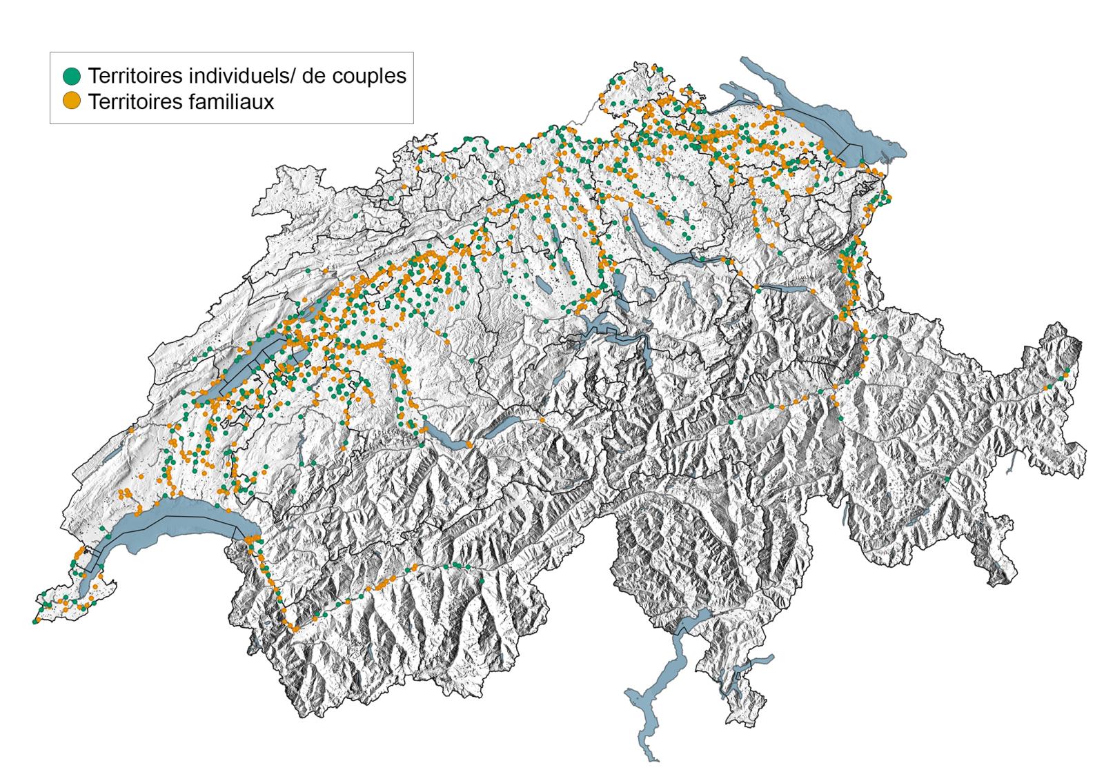 Distribution du castor en 2022