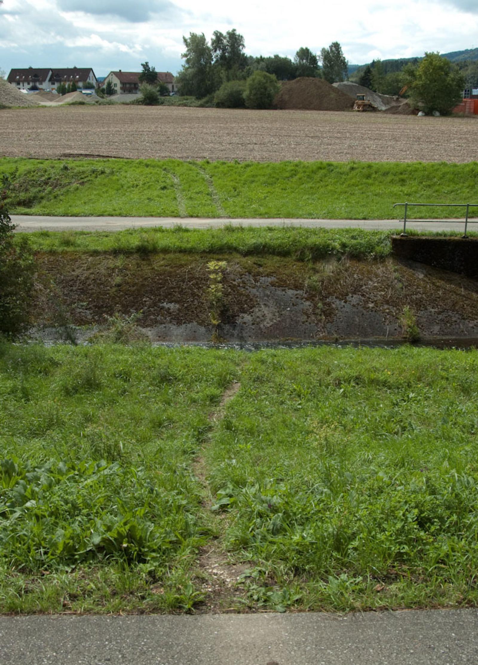 Gleicher Wechsel wie im Bild oben in Richtung Sammelkanal fotografiert (© Christof Angst)