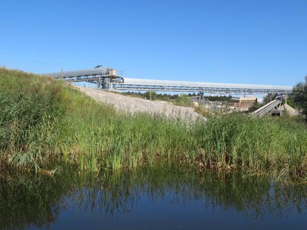 Gravière avec plan d'eau pour les amphibiens (© Irina Bregenzer) Gravière avec plan d'eau pour les amphibiens