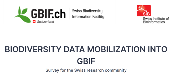 Capture d'écran de l'enquête Biodiversity Data Mobilization into GBIF