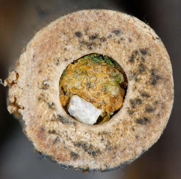 Wildbienen der Schweiz Höcker-Stängelbiene  - Hoplitis tuberculata