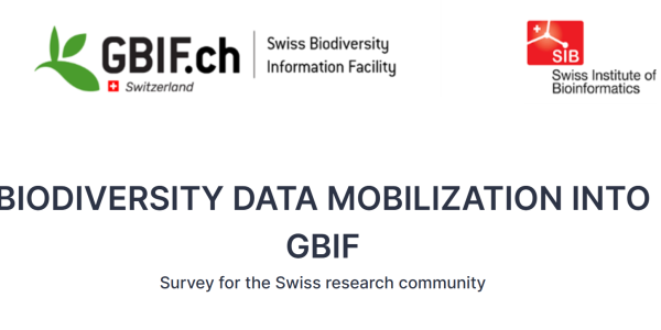 Capture d'écran de l'enquête Biodiversity Data Mobilization into GBIF